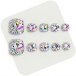 Iridescent Crystal Hand & Foot Set –Ons with Holographic Crystal Accents - Image 2