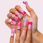 Bubblegum Glam – Pink Ombré Long Duck Press-Ons with Star & Bow Accents - Image 2