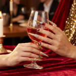 Royal Gala-Red & Gold Stiletto Press-Ons with Crystal & Pearl Accents - Image 3