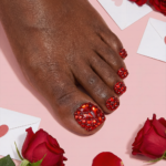 Scarlet Blaze Hand & Foot Set – Red Crystal-Encrusted Press-Ons - Image 11