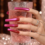 Cat Eye Chrome – Multi-Color Long Square Press-Ons with Magnetic Cat Eye Finish - Image 11