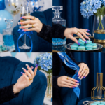 Lavender Blossom – Pink & Purple Long Duck Press-Ons with Crystal & Floral Accents - Image 4