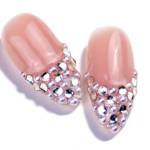 Pearl Elegance – Medium Almond Press-Ons with Pearl Clusters - Image 6