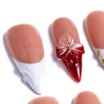 Cherry Bloom – Long Stiletto Press-Ons with Cherry & Floral Accents - Image 6