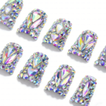Iridescent Crystal Hand & Foot Set –Ons with Holographic Crystal Accents - Image 8