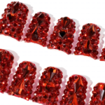Scarlet Blaze Hand & Foot Set – Red Crystal-Encrusted Press-Ons - Image 8