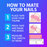 Pink Diamond French – Long Duck Press-Ons with Crystal Floral Accents - Image 8